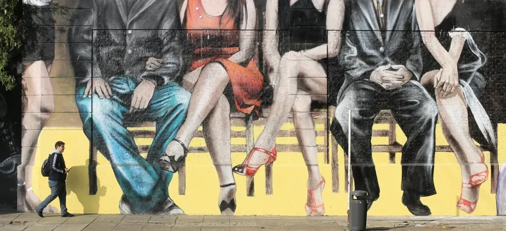Arte urbano arte del tango
